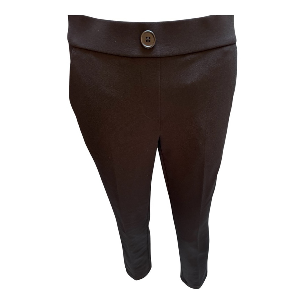 Anne Klein pull o knit trousers in black in P/XS
